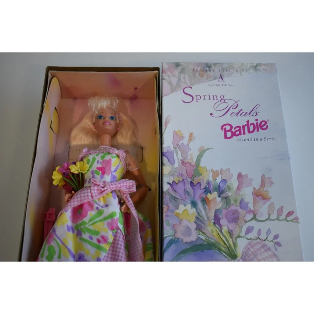 1996 Spring Petals Special Edition Avon Barbie Doll Vintage Mattel 16746 NIB